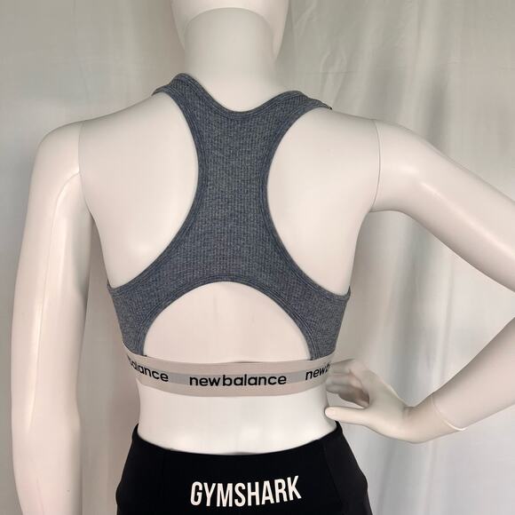 New Balance Sports Bra Blue Size Medium - Picture 3 of 9